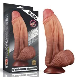 Dual Layer Silicone Nature Cock