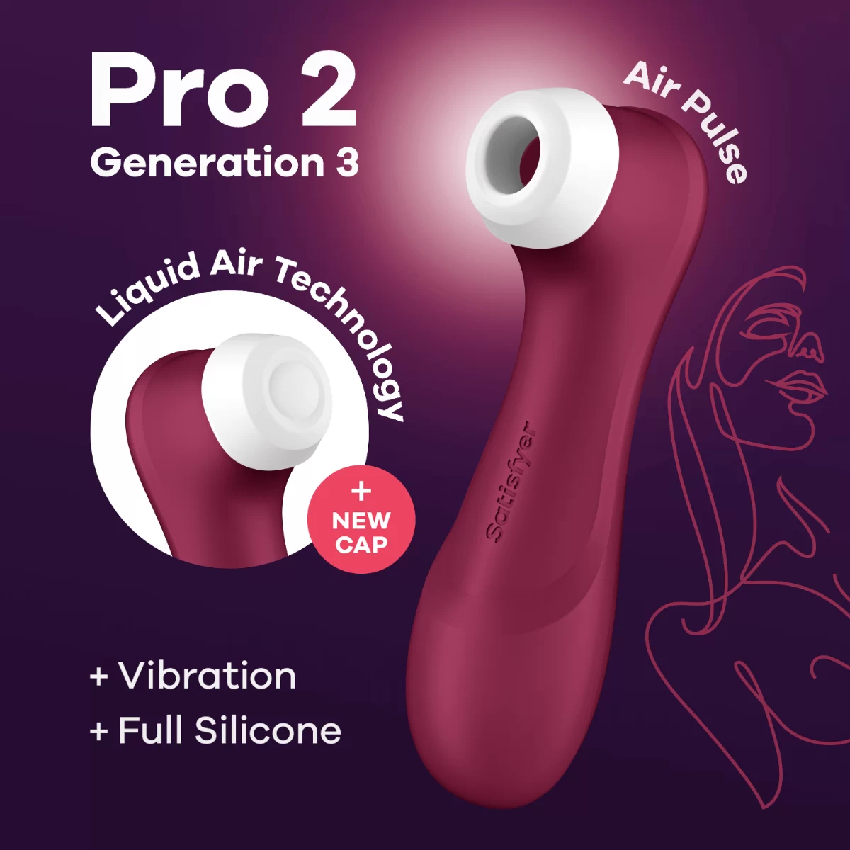 Satisfyer PRO 2 - Generation 3 - Vedel õhk