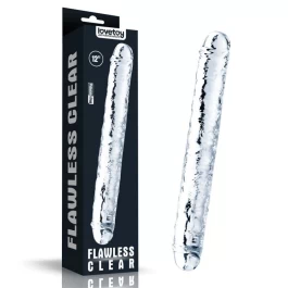 12" värvita topeltdildo Flawless