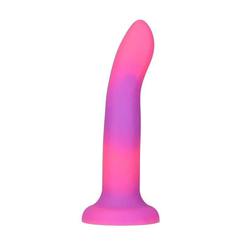 ADDICTION - RAVE DONG PINK/PURPLE DILDO