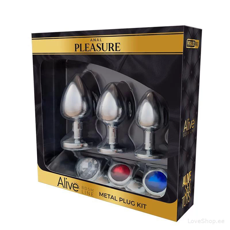 Anaaltappide komplekt Alive Anal Pleasure