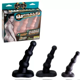 Anaaltappide komplekt, must