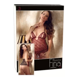 Avatud babydoll kivikestega S