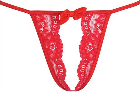 Axami Sexy Love Cave punased avatud jalgevahega stringid