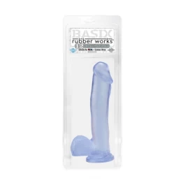 Basix Rubber 12" läbikumav iminapaga dildo