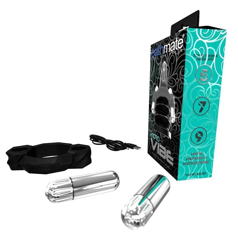 BATHMATE - HYDROVIBE HYDROTHERAPY RING BLACK - Image 3