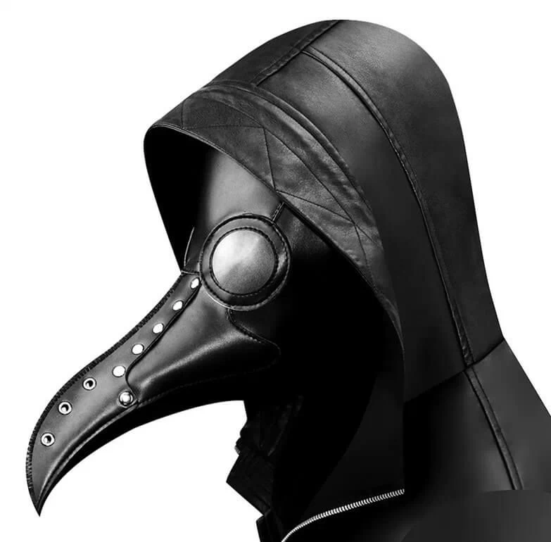 Black Long Nose Beak Steampunk linnumaskid