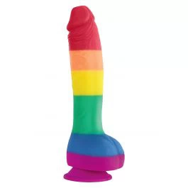 Colours Pleasures Silikoonist Dildo Pride Edition, suur