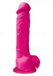 Colours Pleasures Silikoonist Dildo, suur roosa