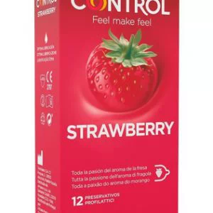 Control Strawberry kondoomid (12 tk)