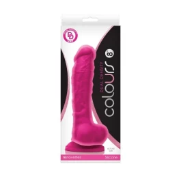 Dildo Colours Dual Density 8" roosa