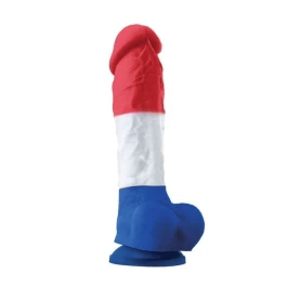 Dildo Colours Pleasures Tricolor 8"