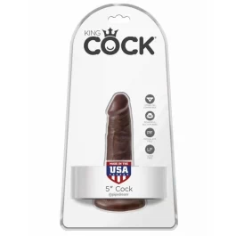 Dildo King Cock 5" pruun