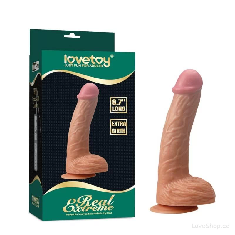 Dildo Lovetoy Real Extreme 8.7" (4.8x22cm)