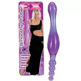 Dildo Smoothy Prober, Clear Lavender