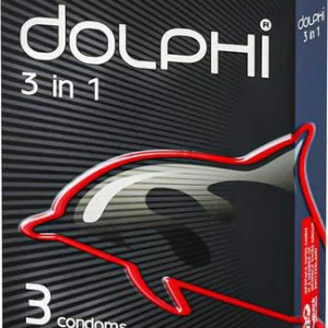 Dolphi 3 in 1 kondoomid (3 tk)