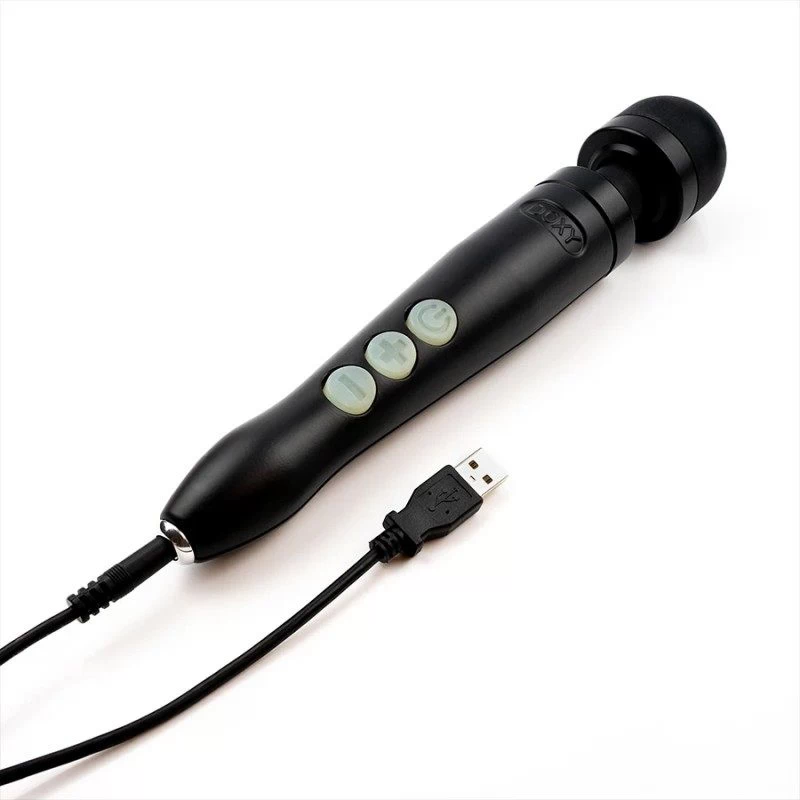 Doxy - Die Cast 3R Rechargeable Wand Massager Matte Black - Image 3