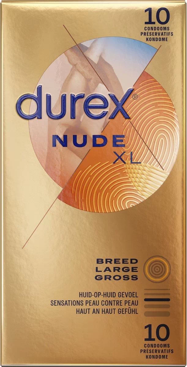 DUREX NUDE XL 10tk