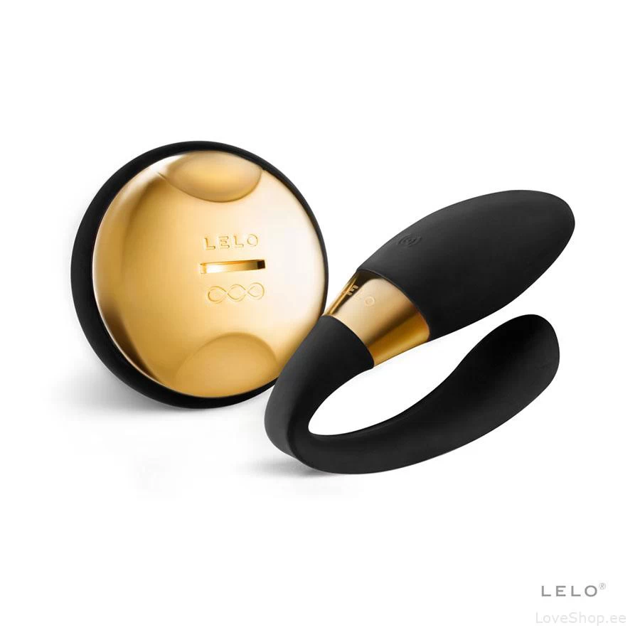 Eksklusiivne paaride vibraator Lelo Tiani 24K (must-kuldne)
