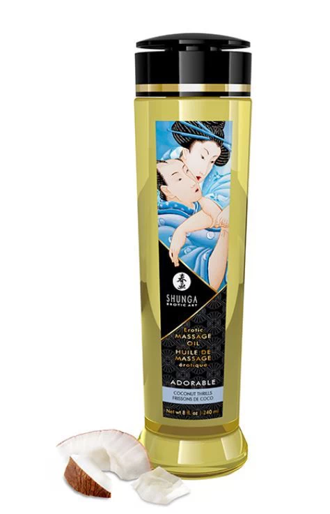 EROTIC MASSAGE OIL ADORABLE COCONUT 240ml