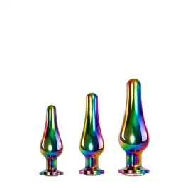 Evolved metallist anaaltappide komplekt Rainbow