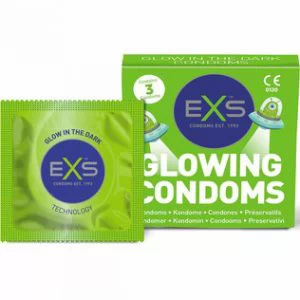 EXS Glowing Condoms (3 tk)