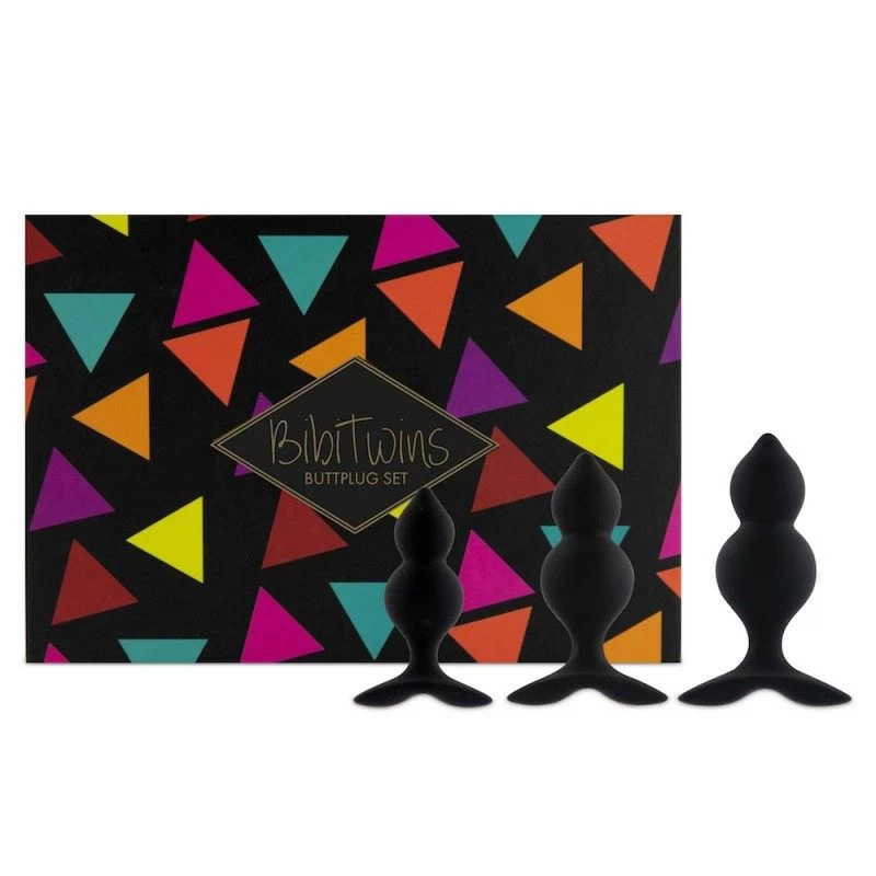 FEELZTOYS - BIBI TWIN ANAALTAPPIDE KOMPLEKT 3TK - Image 2