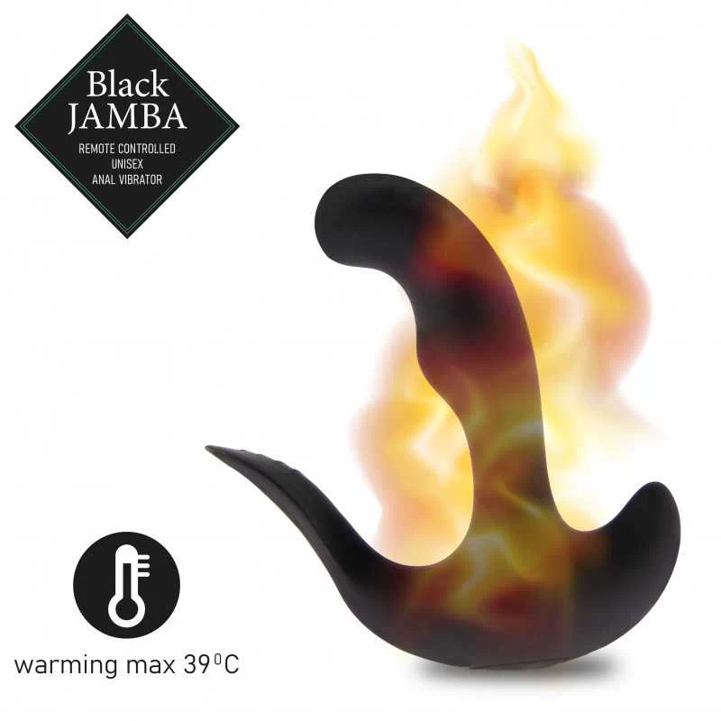 FeelzToys - Black Jamba Unisex Anaal Vibraator - Image 7