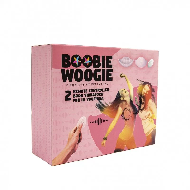FEELZTOYS - BOOBIE WOOGIE KAUGJUHTIMISEGA RINDADE VIBRAATORID (2 TK) - Image 4