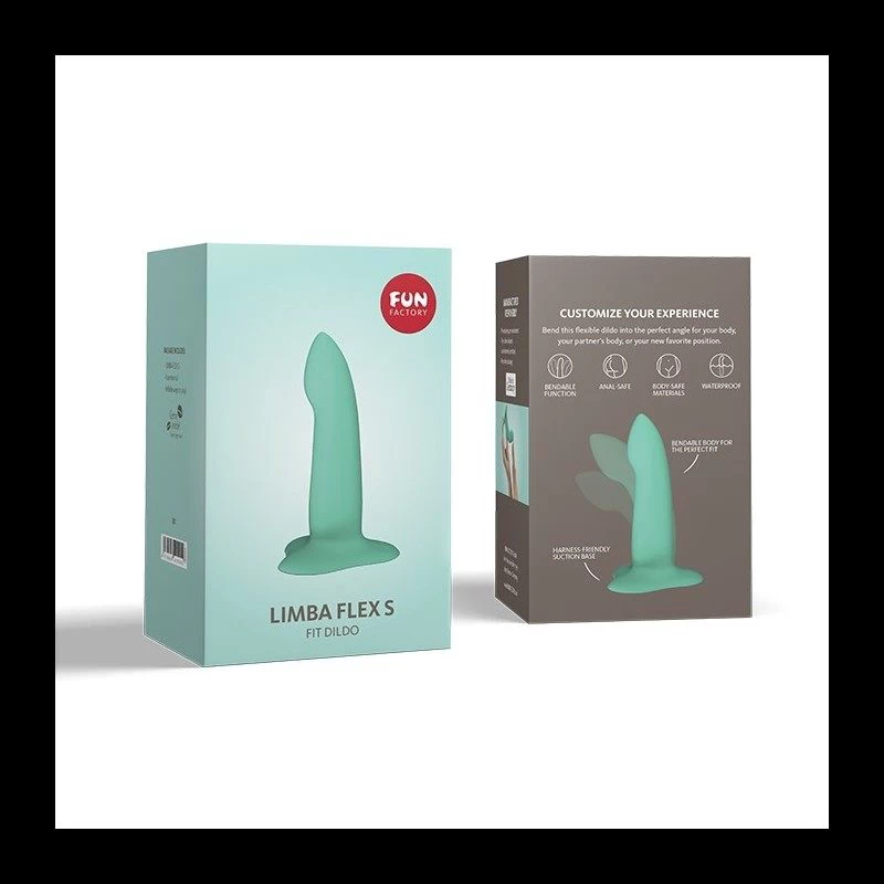 FUN FACTORY - LIMBA FLEX S CARRIBEAN BLUE PAINDUV DILDO - Image 5