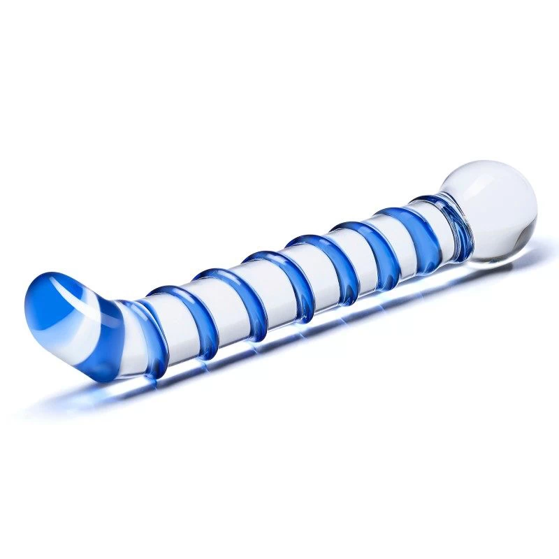 Glas - Mr. Swirly G-Spot Glass Dildo - Image 3