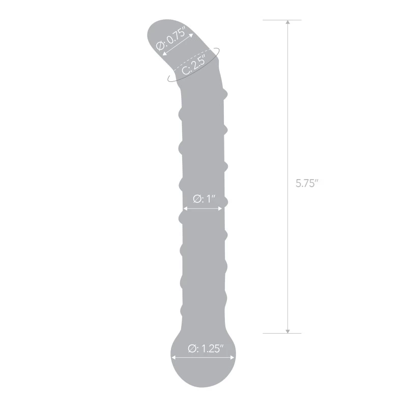 Glas - Mr. Swirly G-Spot Glass Dildo - Image 6