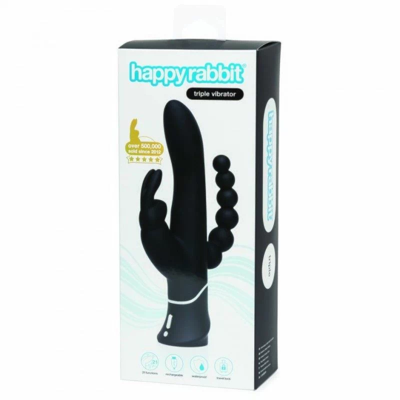 HAPPY RABBIT - TRIPLE CURVE VIBRAATOR - Image 5