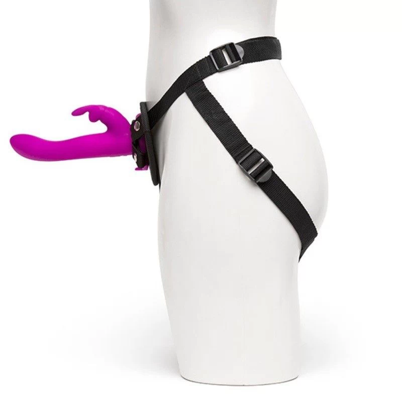 HAPPY RABBIT - VIBRATING STRAP-ON HARNESS SET - Image 3
