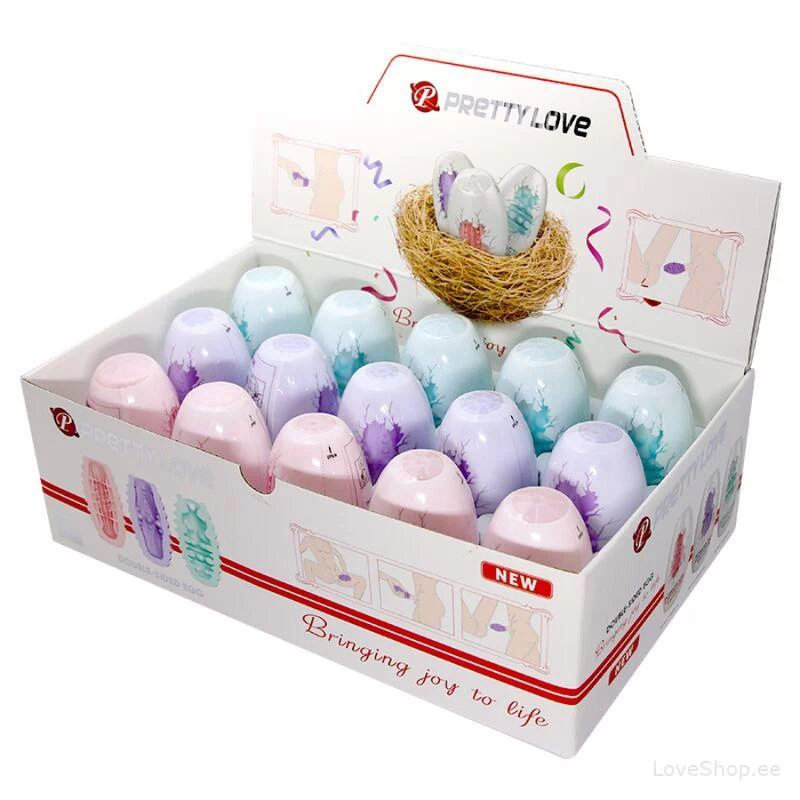 Kahepoolsete masturbeerimismunade komplekt Pretty Love (15tk)