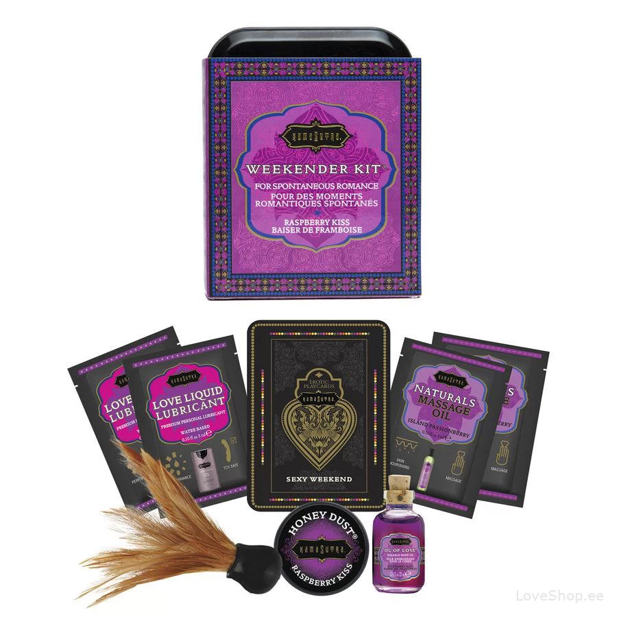 Kamasutra komplekt Weekender (vaarikas)