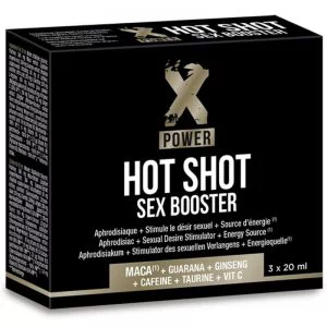 Kiire toimega stimulant XPower tilgad Hot Shot Sex Booster (3 x 20ml)