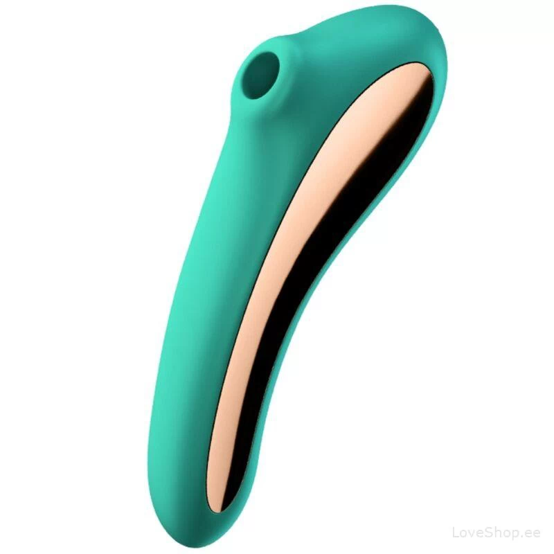 Kliitoristimulaator Satisfyer Dual Kiss (roheline)