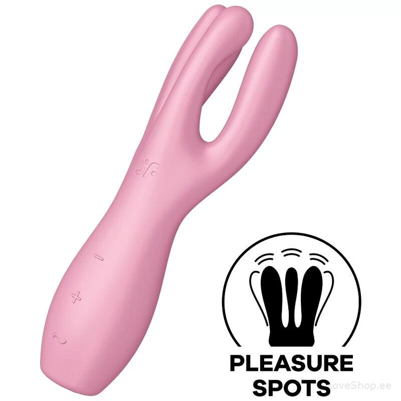 Kliitoristimulaator Satisfyer Threesome 3 (roosa)