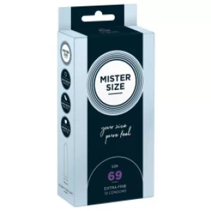 Kondoomid Mister Size 69 mm 10 tk