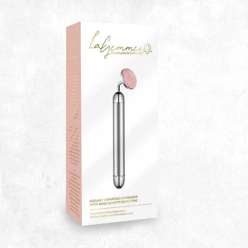 LA GEMMES - LAY-ON VIBRAATOR ROSE QUARTZ - Image 2