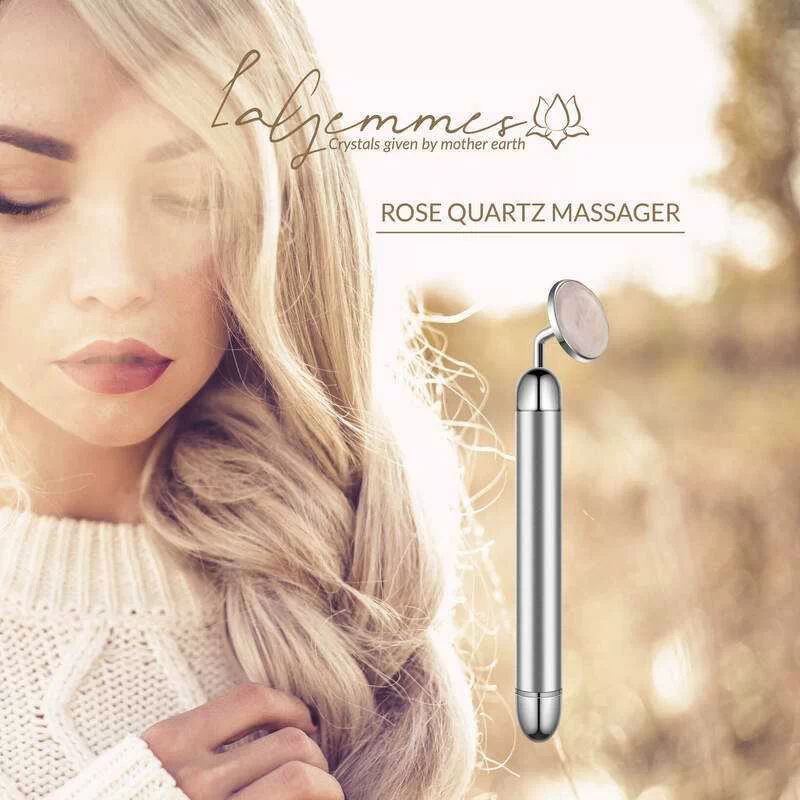 LA GEMMES - LAY-ON VIBRAATOR ROSE QUARTZ - Image 5