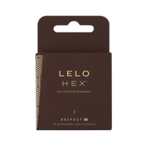 Lelo HEX Respect XL kondoomid 3tk