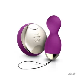 Lelo sügavroosa Hula Beads vibratsiooni ja pöörlemisega