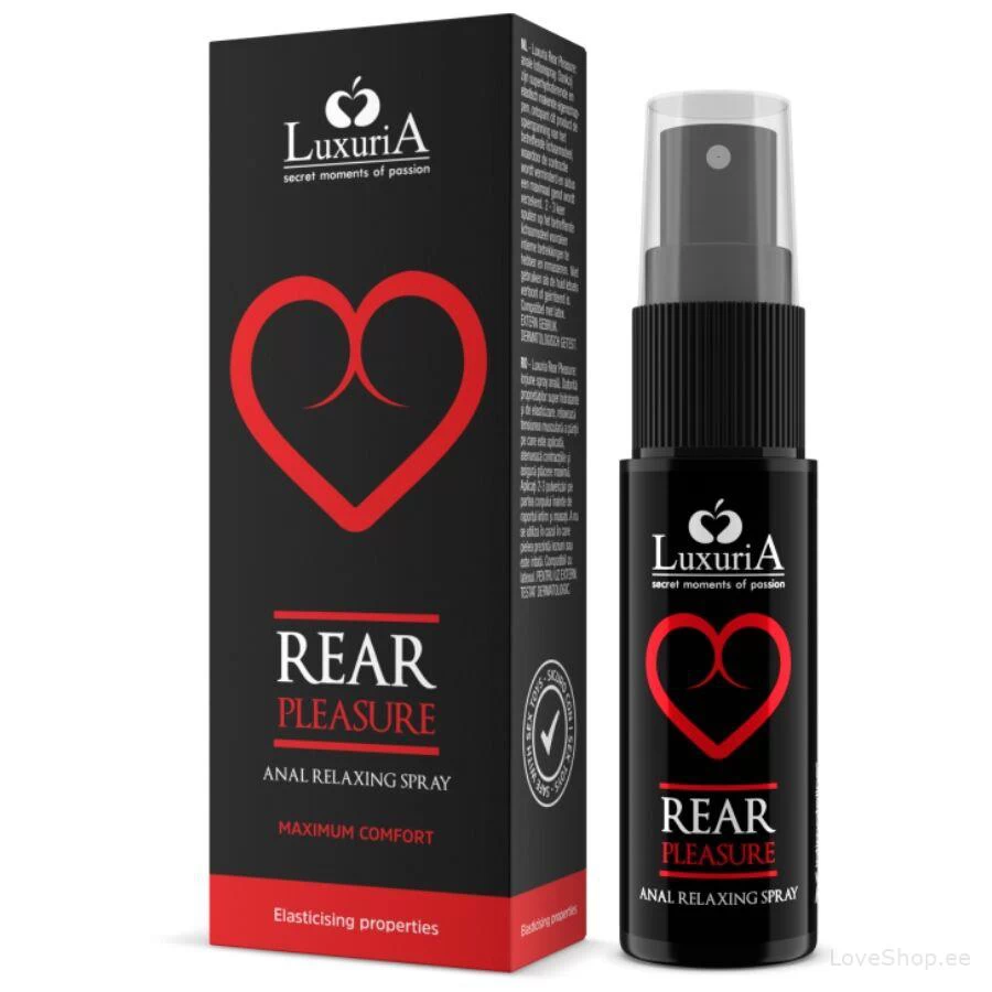 Lihaseid lõdvestav anaalseksi sprei Luxuria Rear Pleasure