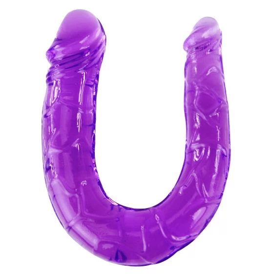 Lilla kahepoolne dildo