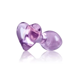 Lilla klaasist anaaltapp Crystal Heart