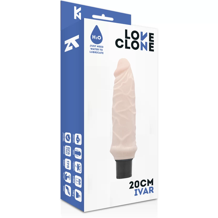 Loveclone vibreeriv veega libestuv dildo Ivar (20x4cm)