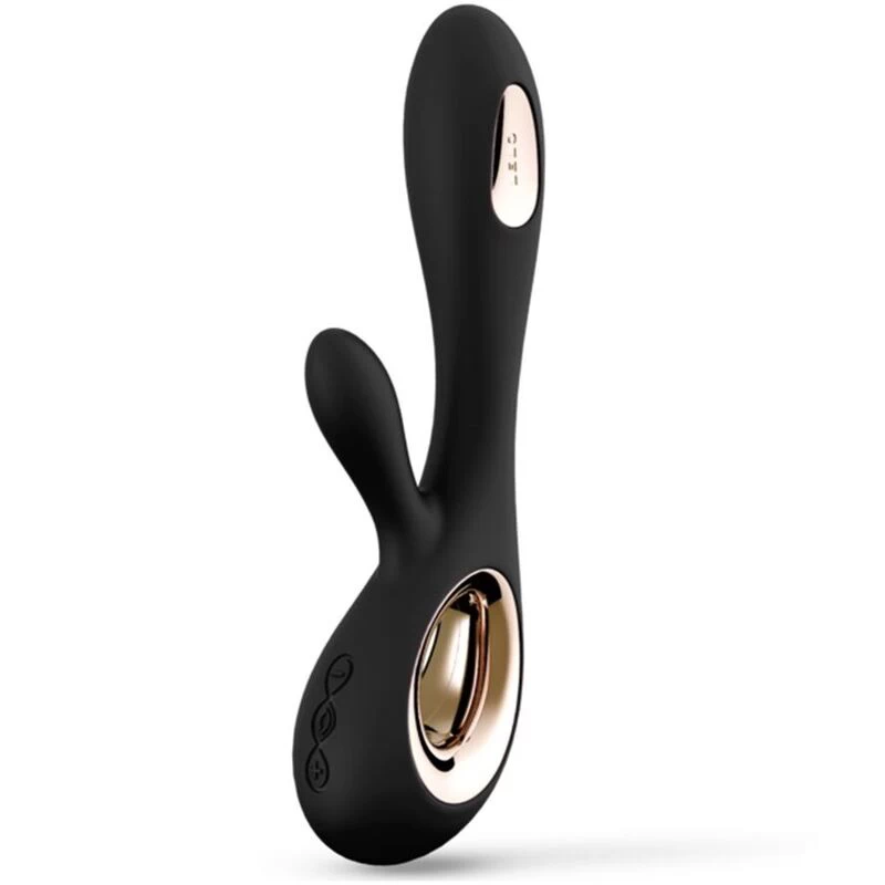 Luksuslik rabbitvibraator Lelo Soraya Wave (must)