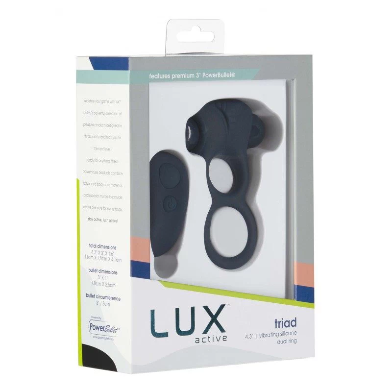 Lux Active - Triad Vibrating Dual Ring - Image 7